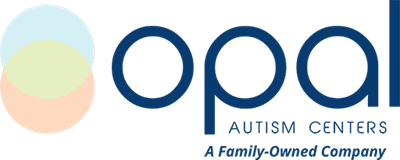 Opal logo with pastel circles on white